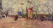 Vincent Van Gogh, Strabenszene auf dem Montmartre
